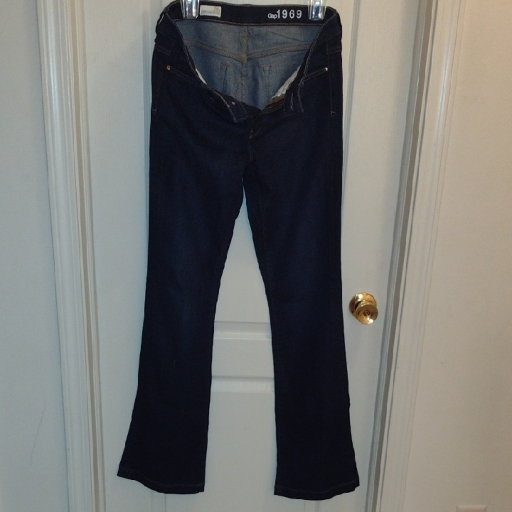 Women's Blue Flare Wide Leg Jeans